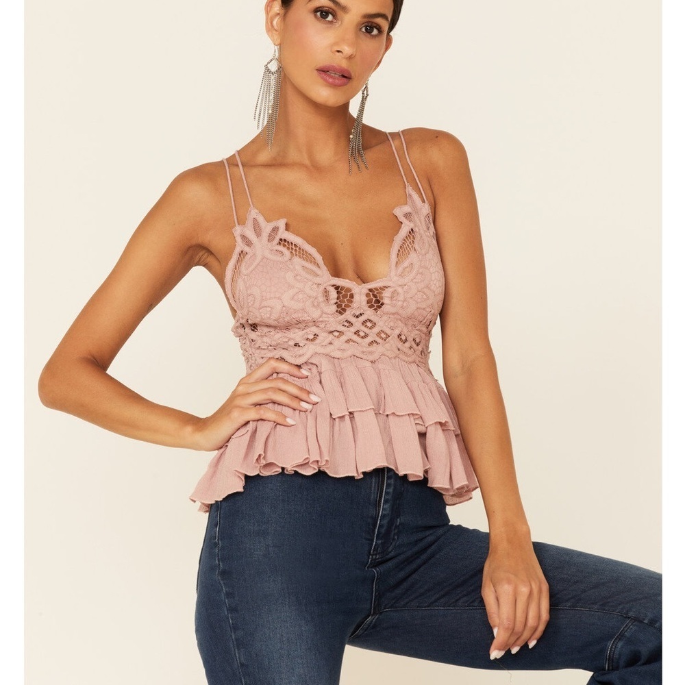 Free People Lace Cami Mauve​​
